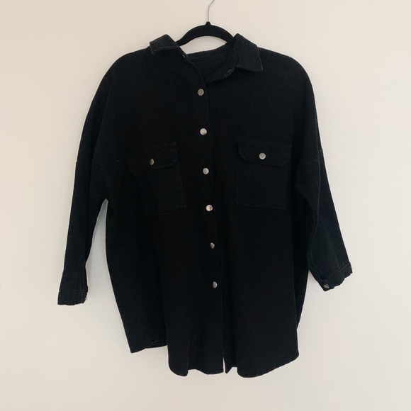 Black Canvas Light Jacket - Picture 5 of 6